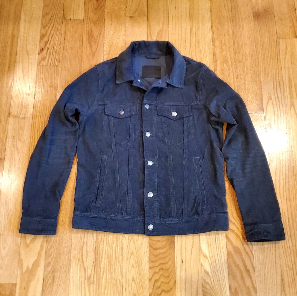 Abercrombie & Fitch Cord Trucker - Grey (M)